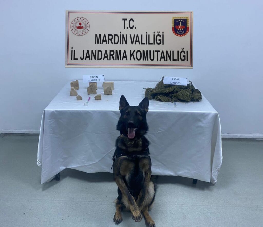 Savur’da bir evde esrar ve eroin ele geçirildi