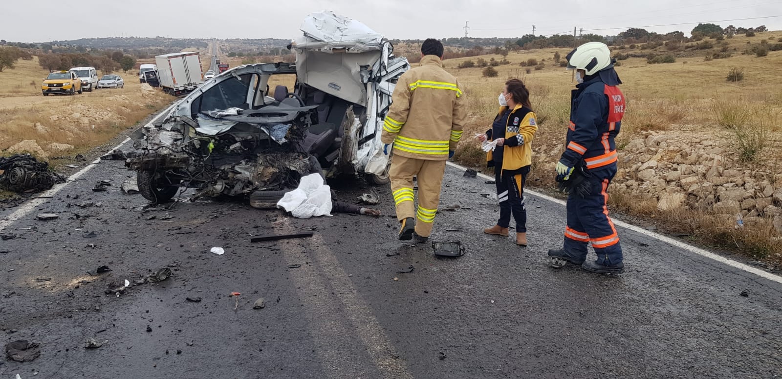 Ömerli’de feci kaza: 1 ölü, 1 yaralı