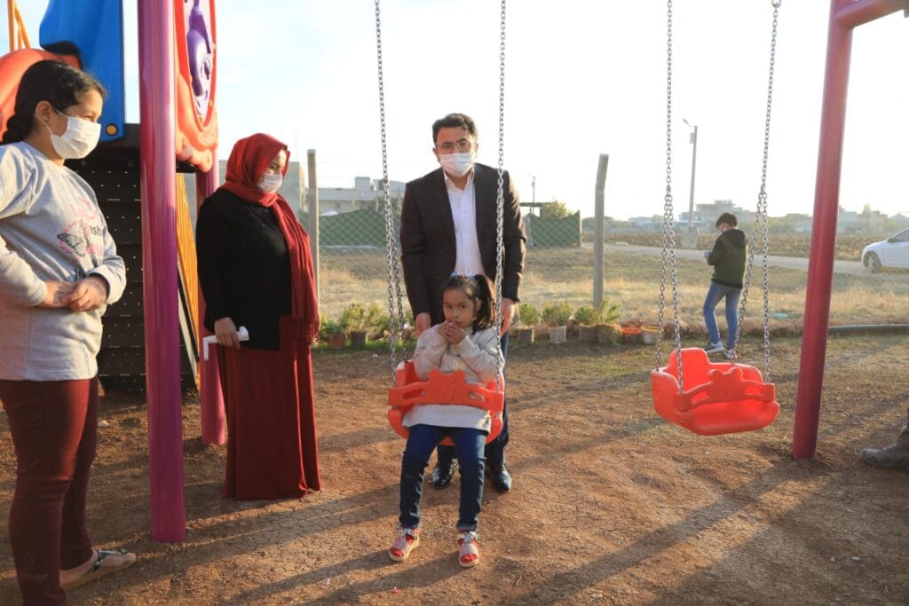 Down Sendromlu Medine’nin park hayali gerçek oldu