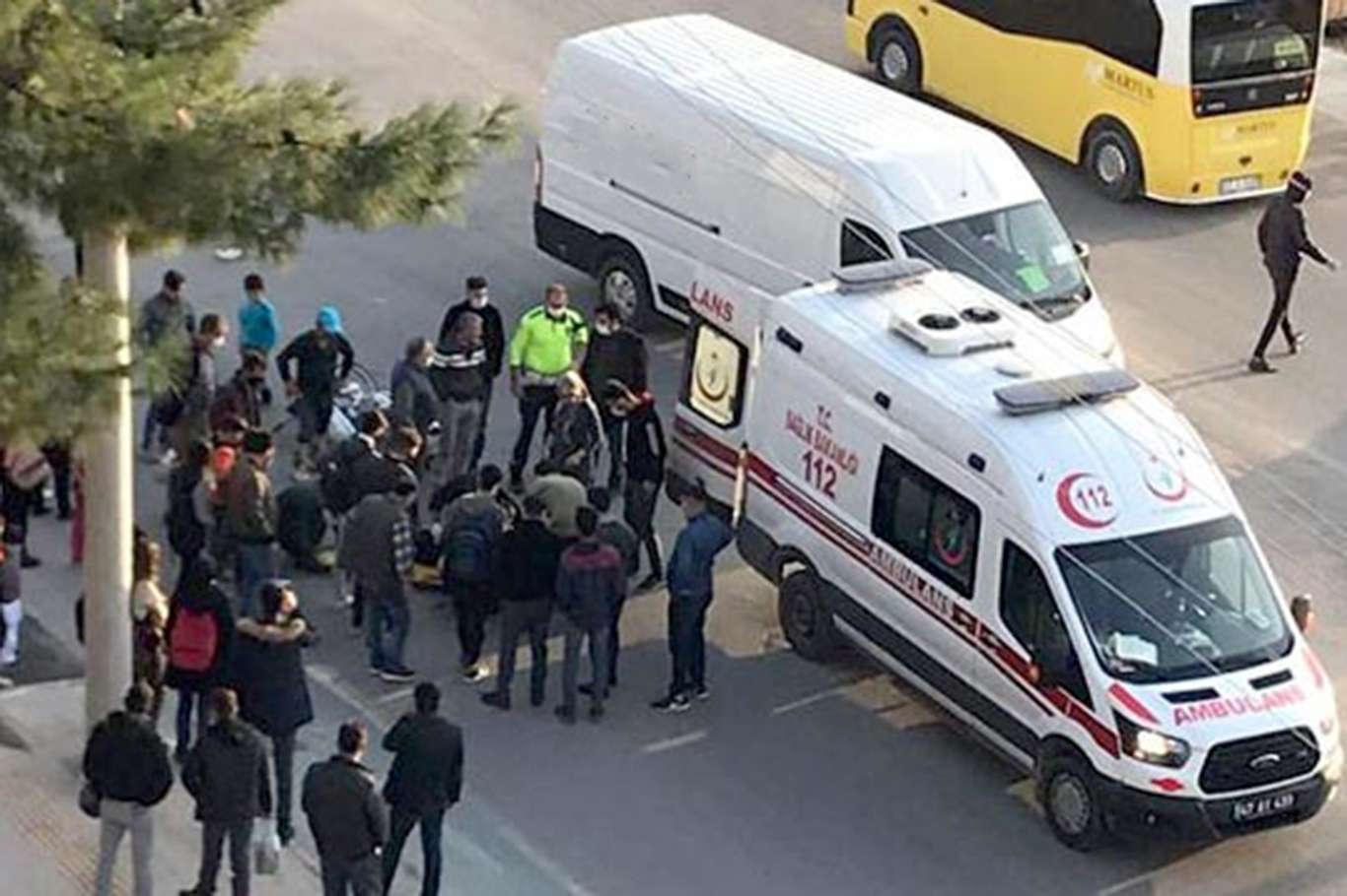 Nusaybin’de motosiklet ile otomobilin çarpıştığı kazada 2 kişi yaralandı