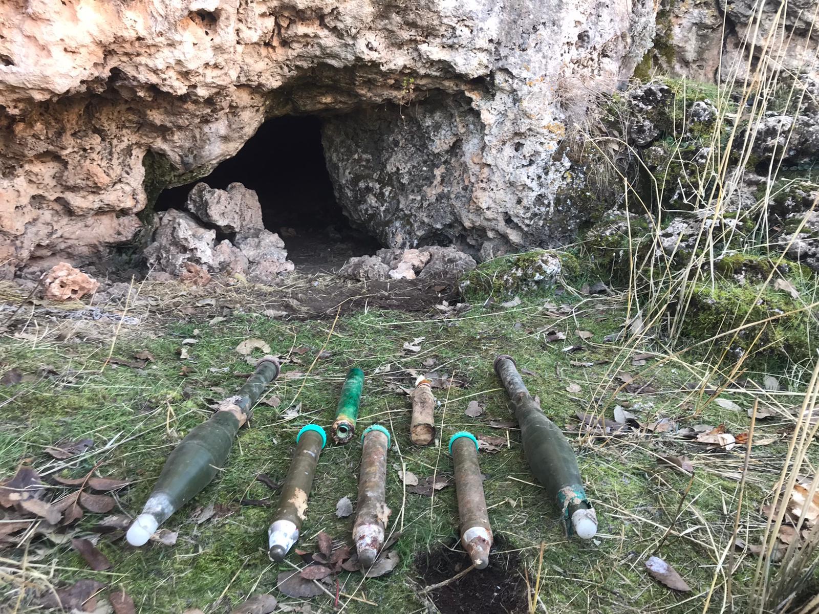Dargeçit’te roket atar mühimmatı ele geçirildi