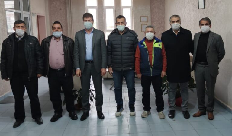 Kızıltepe’de can çekişen amatör kulüp temsilcileri Demirkaya ile görüştü