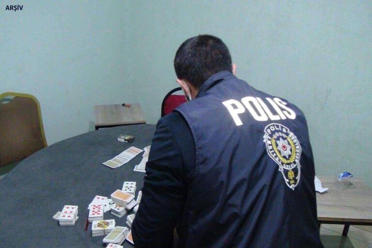 Kızıltepe’de kumar baskını
