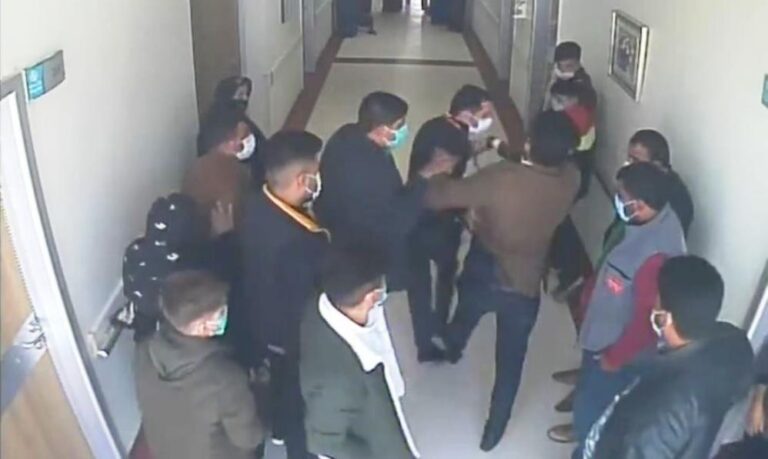 Dehşet anları kamerada