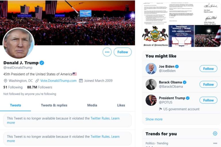 Twitter, Facebook ve Instagram’dan ABD Başkanı Trump’ı engelleme kararı
