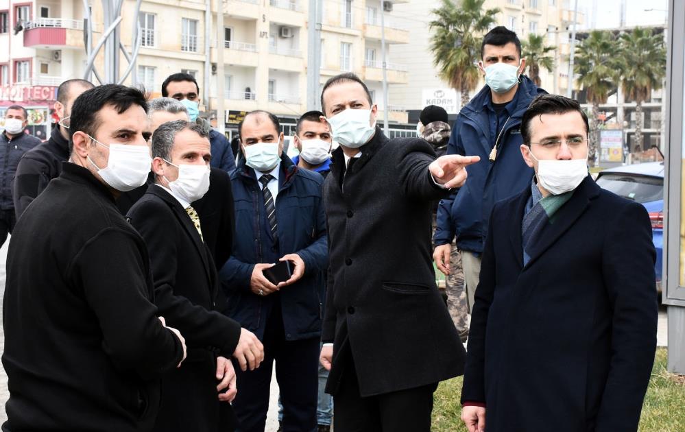 Nusaybin Kaymakamı Yalçın esnafla bir araya geldi