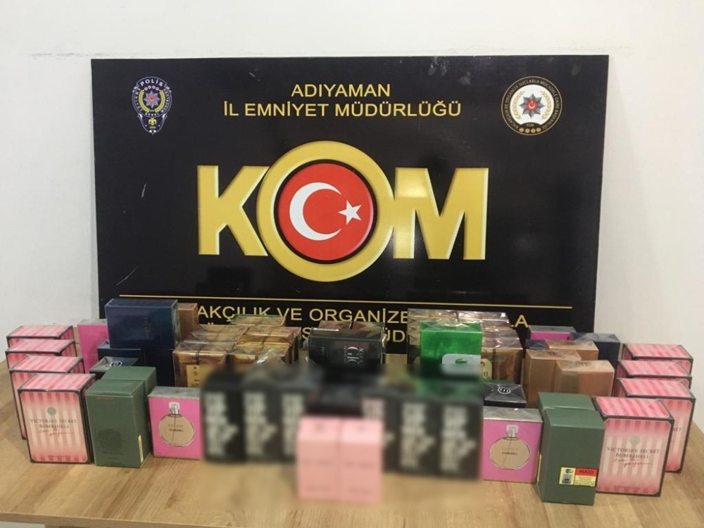Adıyaman’da sahte parfüm ele geçirildi