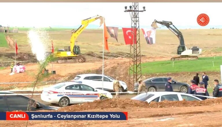 Kızıltepe- Ceylanpınar yolu temel atma töreni gerçekleşti
