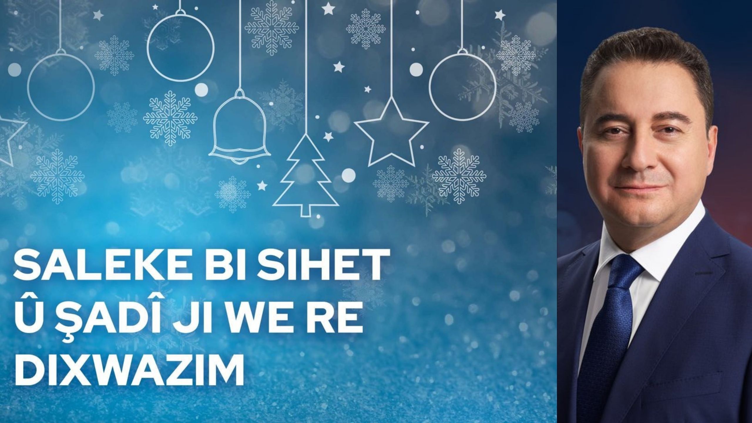 Ali Babacan’dan Kürtçe yeni yıl kutlaması