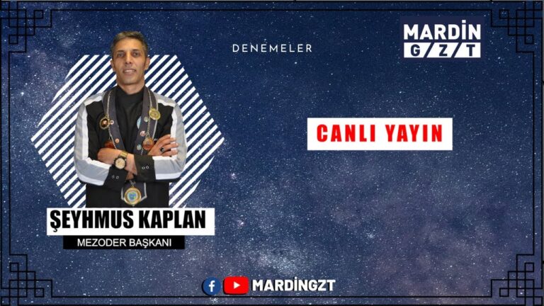 MEZODER BAŞKANI UGF GENEL SEKRETERİ ŞEYHMUS KAPLAN YAYIN KONUĞUMUZ