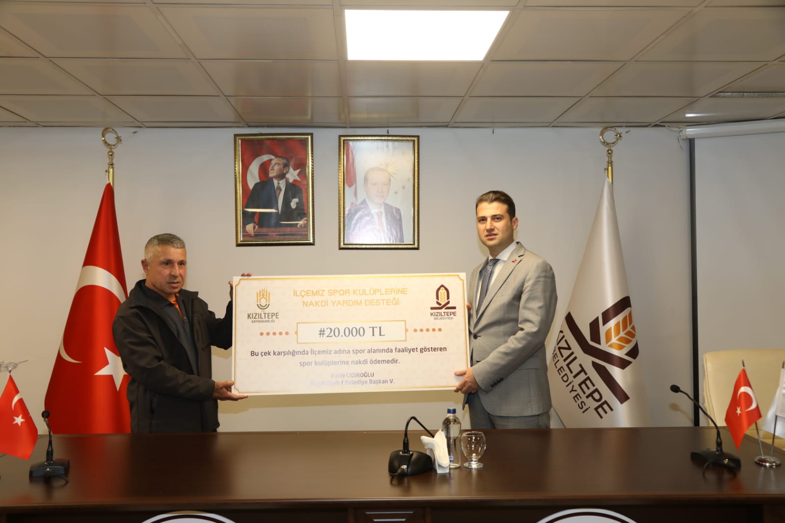 Kızıltepe Belediyesi’nden amatör kulüplere nakdi destek