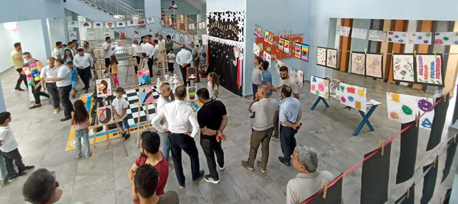 Anafartalar İlkokulunda “Resim ve Sıfır Atık Sergisi” açıldı