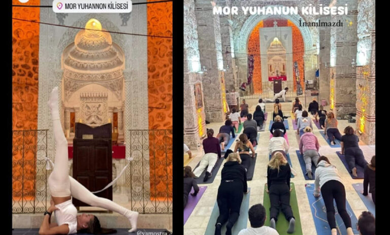 Kilisede Yoga Küstahlığına MTDF’den sert tepki