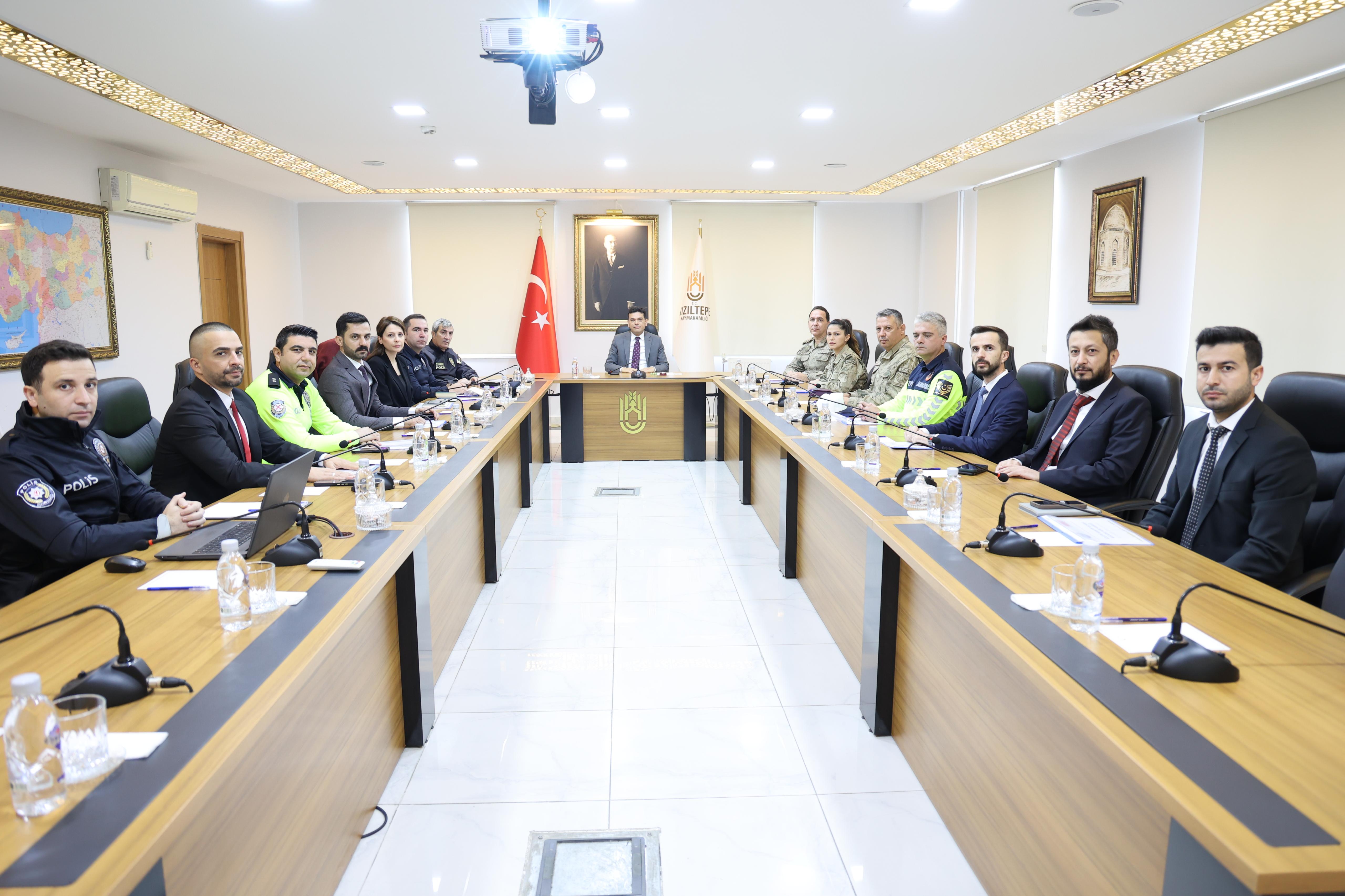 Kızıltepe’de asayiş ve güvenlik değerlendirme toplantısı yapıldı