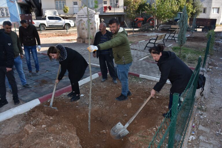 Derik belediye Eş Başkan fidan dikimi gerçekleştirdi