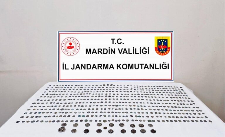 Mardin’de Roma ve Bizans dönemlerine ait 597 sikke ele geçirildi