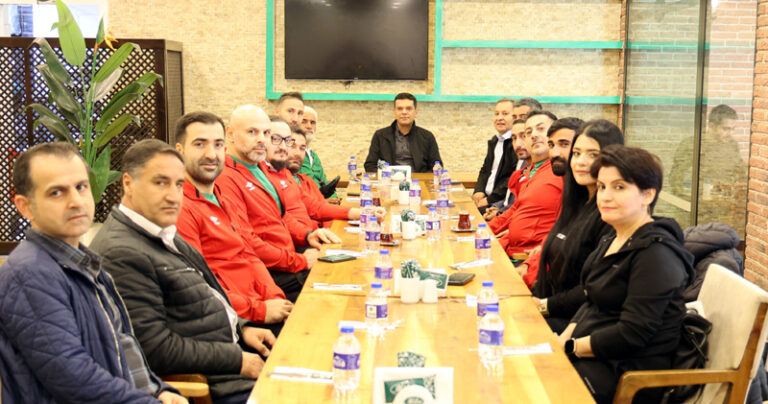 Kaymakam Şahin Kızıltepe Engelliler Birliği Spor Kulübü ile bir araya geldi
