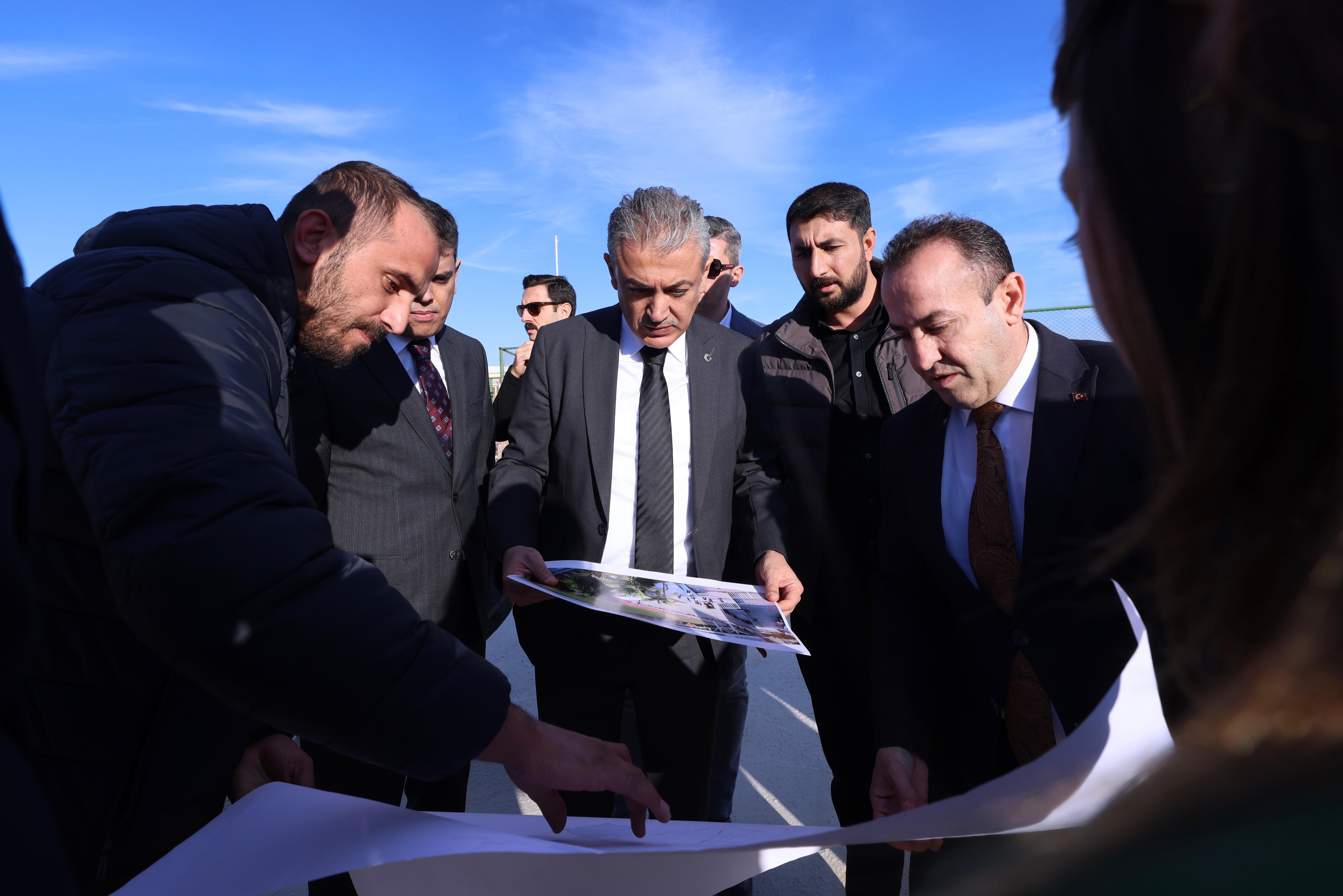 Vali  Akkoyun, Kızıltepe İlçesindeki Yatırımları İnceledi