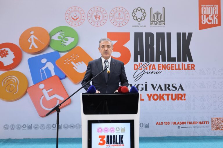 Vali Akkoyun: Engelli kimlik kartı alan bin 272 hemşehrimiz için 1.302.750,00 TL ödeme yapılmıştır