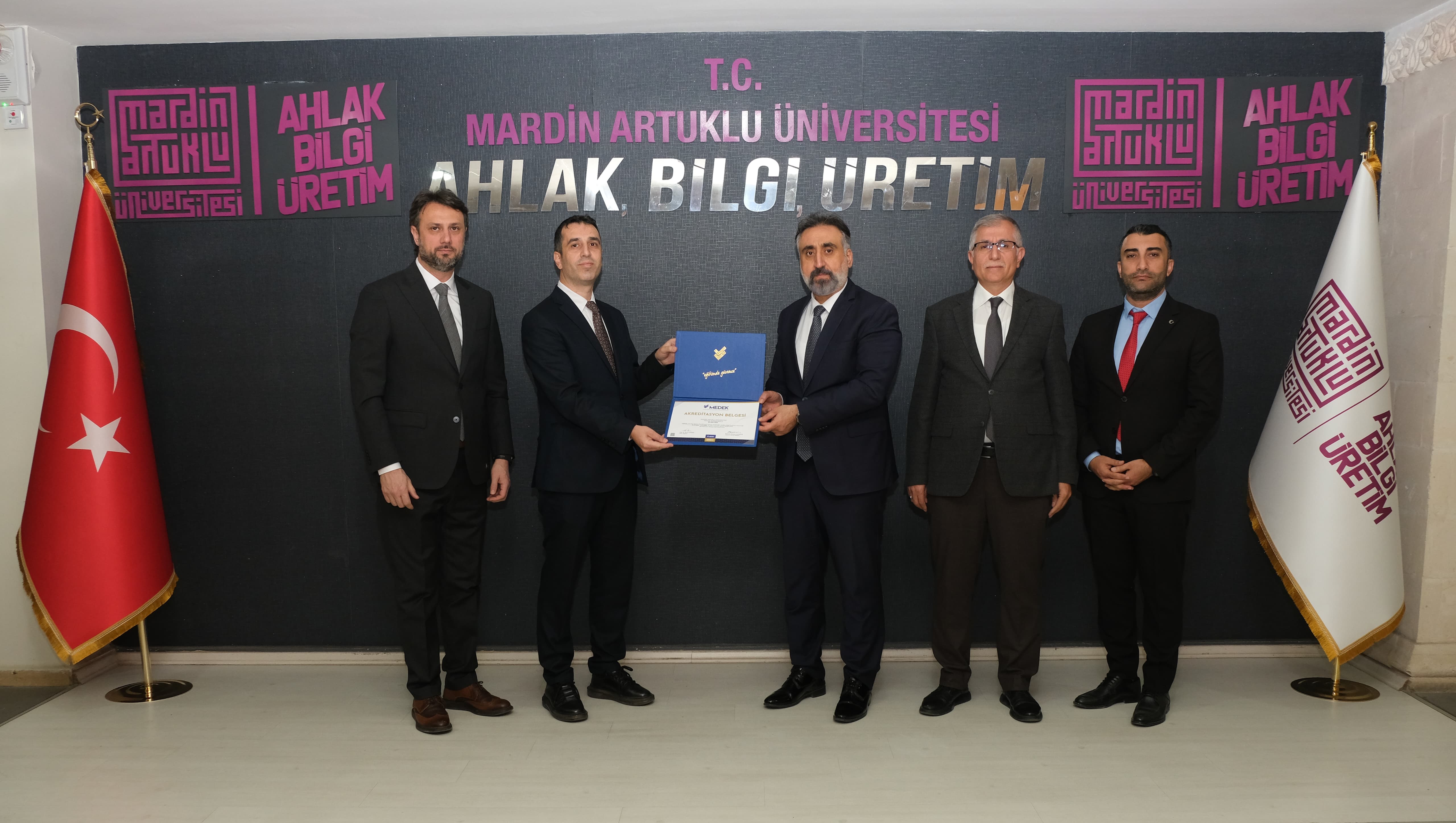 MAÜ Akreditasyon Çalışmalarına Devam Ediyor