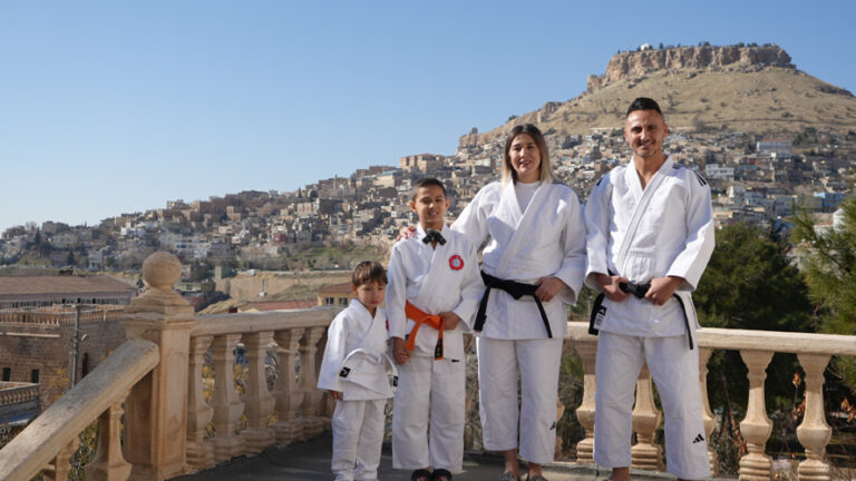 Mardin’de judoya gönül veren aile