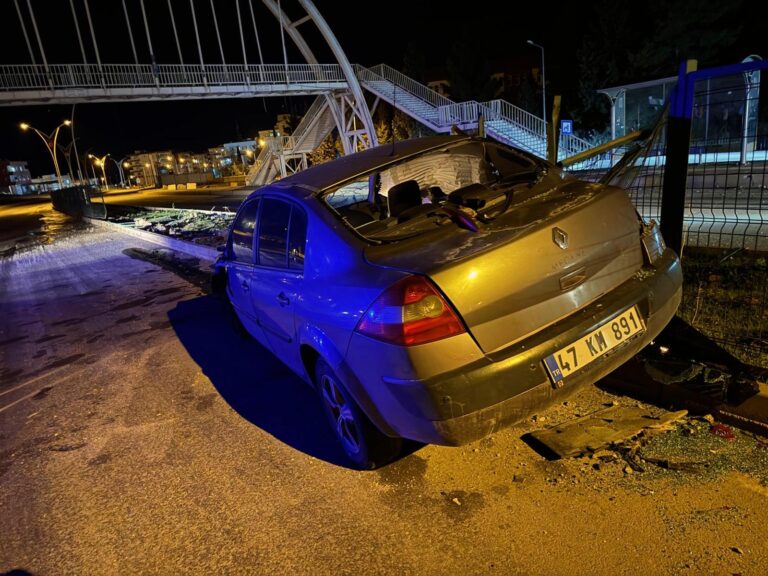 Derik’te trafik kazası: 1 yaralı