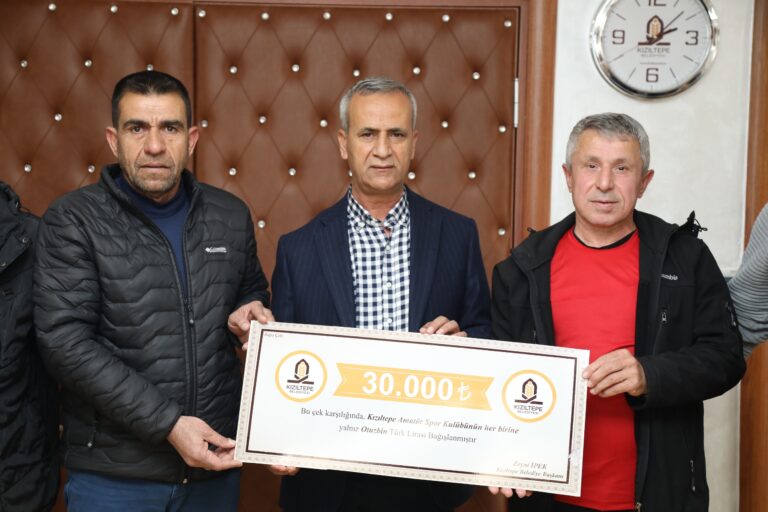 Amatör spor kulüplerine 300 bin lira nakdi destek!