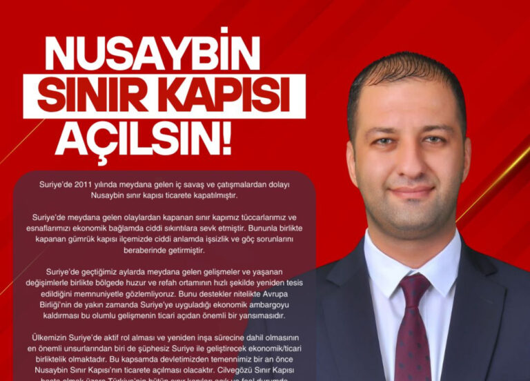 Başkan Özel: Sınır kapısının açılması hayati önem arz ediyor