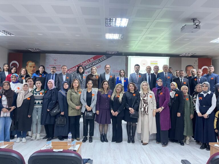 Mardin Aile Sosyal İl Müdürlüğünden Kadına Yönelik Şiddete Karşı Uluslararası Mücadele Günü Etkinliği