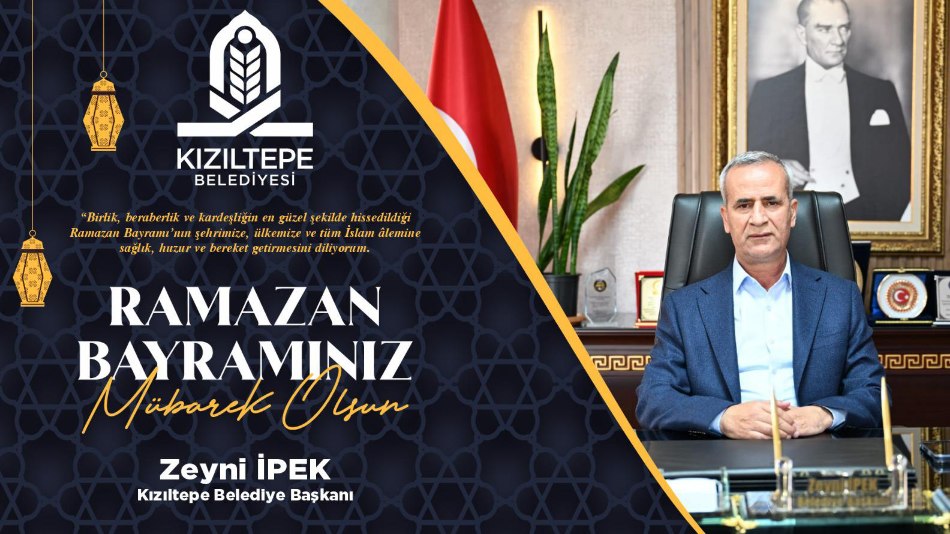 Be­le­di­ye Baş­ka­nı İpek’in Bay­ra­mı me­sa­jı