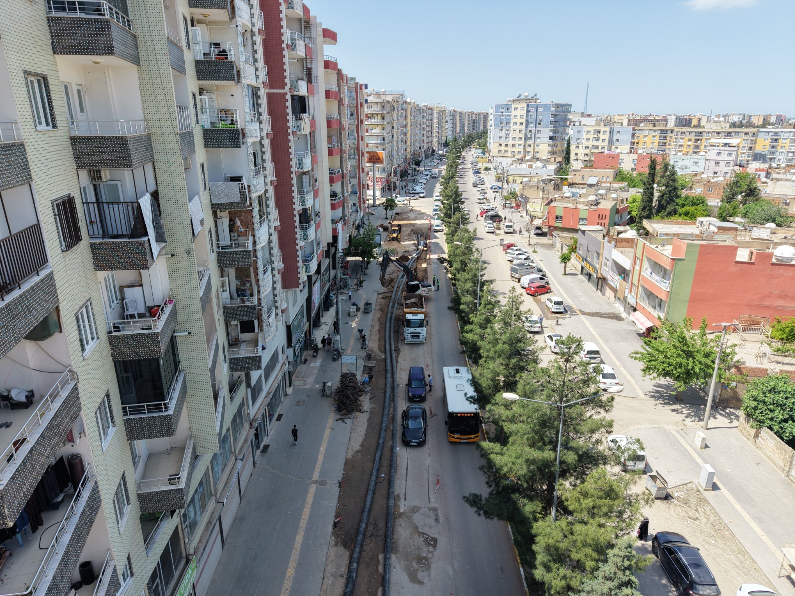 Kızıltepe’de 14 Ma­hal­le­nin İçme Suyu Hattı Ye­ni­len­di