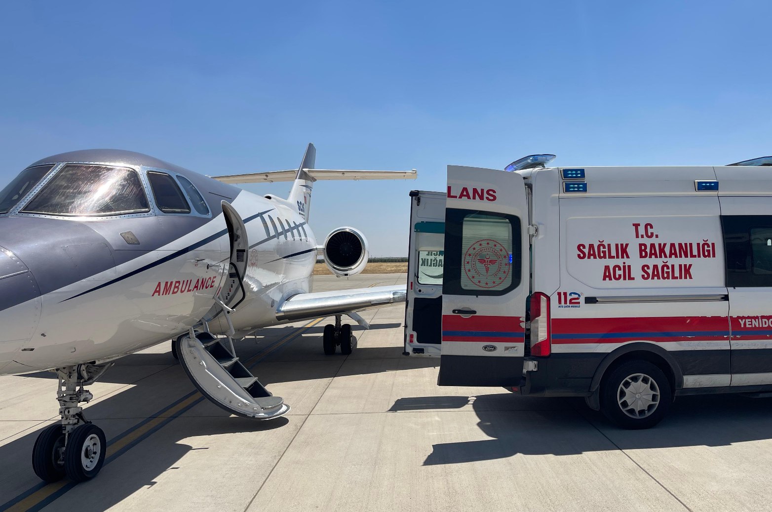 14 Günlük Avşin Ajda Bebek Ambulans Uçakla Konya’ya Sevk Edildi