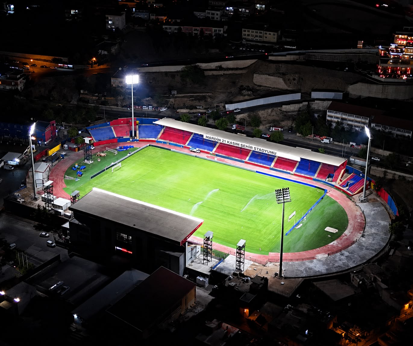 Mardin 21 Kasım Şehir Stadyumu Akşam Maçlarına Hazır