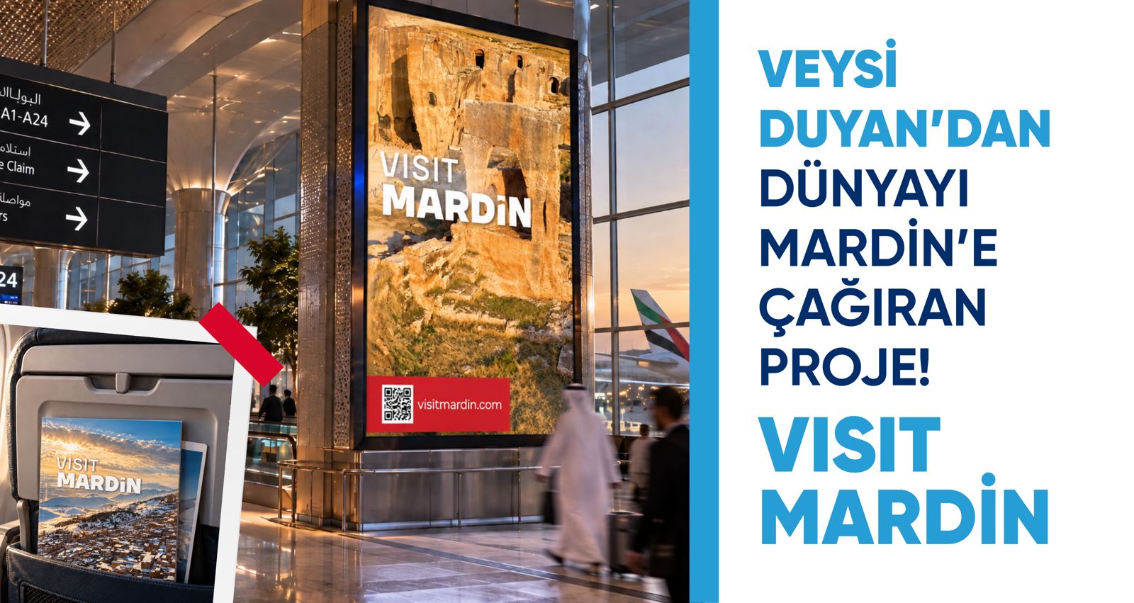 Veysi Duyan’dan dünyayı Mardin’e çağıran proje: “Visit Mardin”