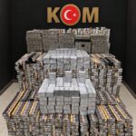 Midyat’ta 13 bin 500 paket kaçak sigara ele geçirildi